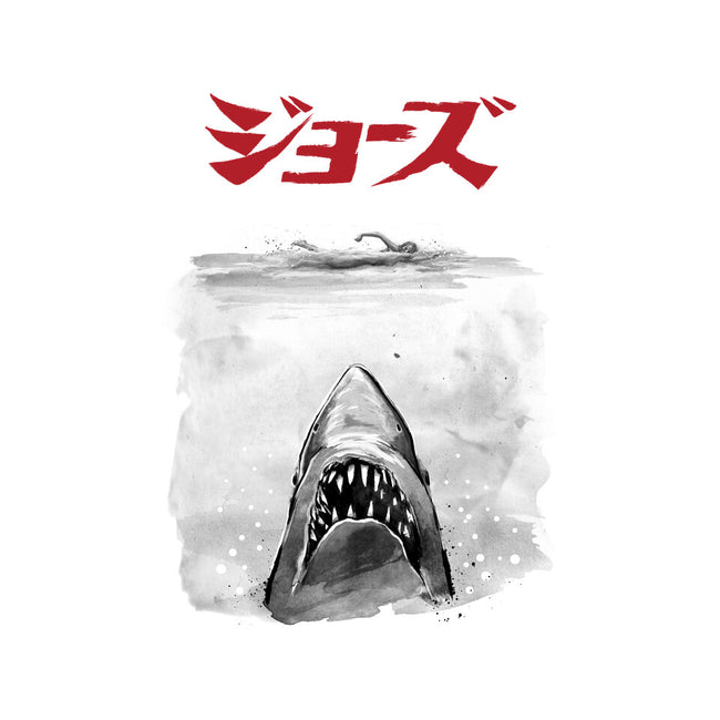 Jaws Sumi-e-Youth-Pullover-Sweatshirt-DrMonekers