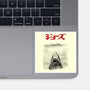 Jaws Sumi-e-None-Glossy-Sticker-DrMonekers