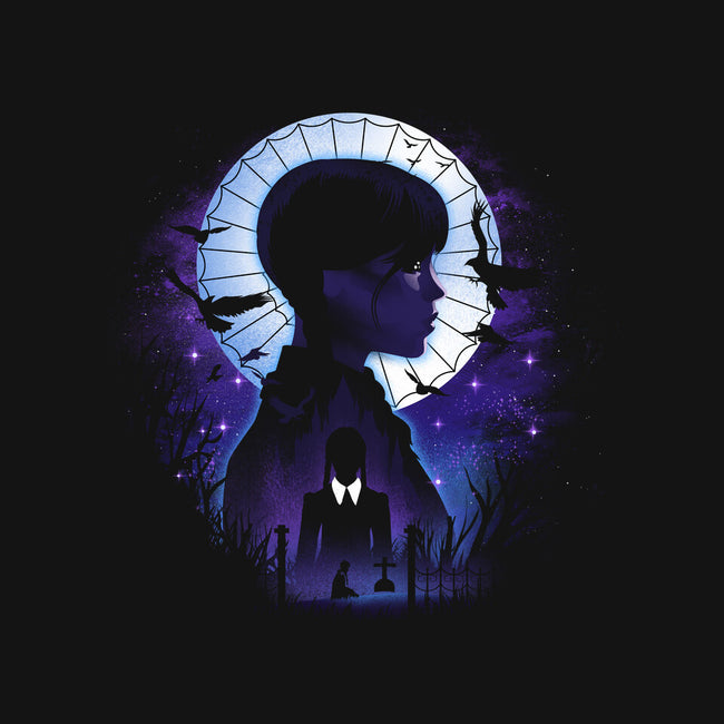 Nevermore Night Landscape-Unisex-Crew Neck-Sweatshirt-dandingeroz