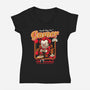 Killer Gamer-Womens-V-Neck-Tee-AlemaArt