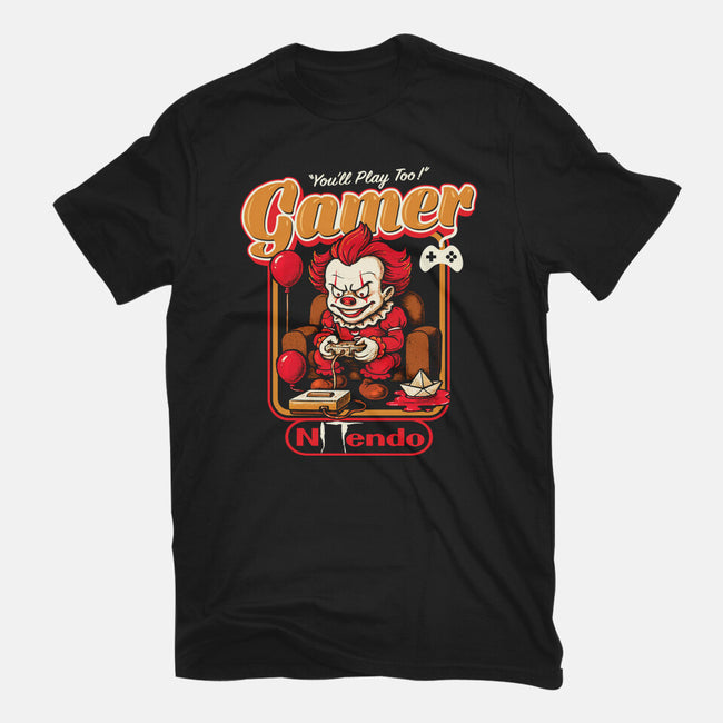 Killer Gamer-Mens-Basic-Tee-AlemaArt