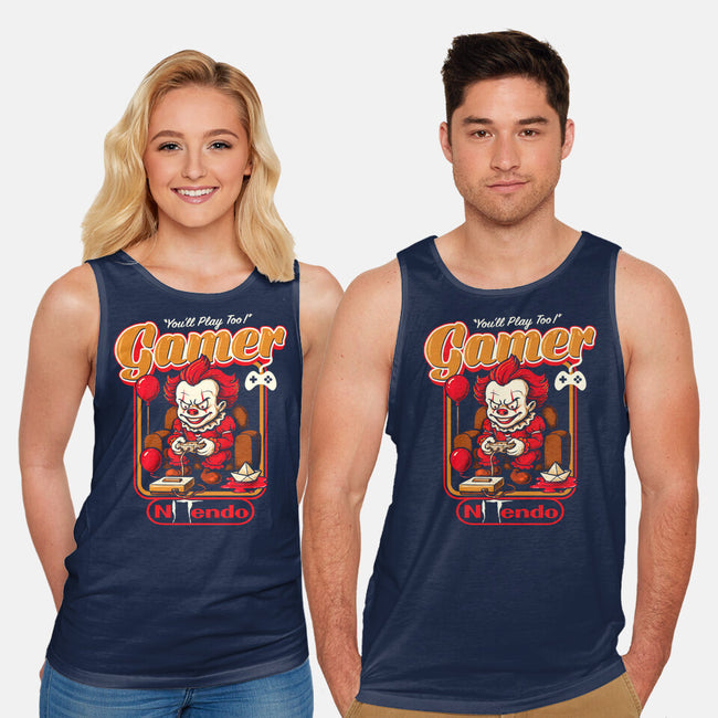 Killer Gamer-Unisex-Basic-Tank-AlemaArt