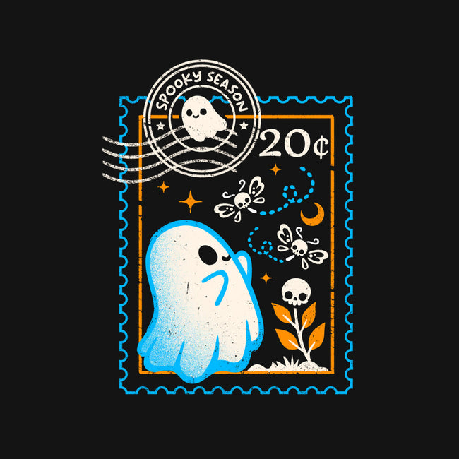 Spooky Season Postage Stamp-Unisex-Zip-Up-Sweatshirt-NemiMakeit