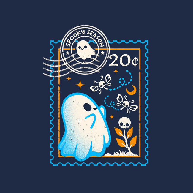 Spooky Season Postage Stamp-Unisex-Crew Neck-Sweatshirt-NemiMakeit
