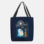 Spooky Season Postage Stamp-None-Basic Tote-Bag-NemiMakeit