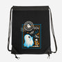Spooky Season Postage Stamp-None-Drawstring-Bag-NemiMakeit