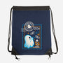 Spooky Season Postage Stamp-None-Drawstring-Bag-NemiMakeit