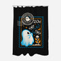Spooky Season Postage Stamp-None-Polyester-Shower Curtain-NemiMakeit