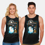 Spooky Season Postage Stamp-Unisex-Basic-Tank-NemiMakeit