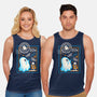 Spooky Season Postage Stamp-Unisex-Basic-Tank-NemiMakeit