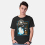 Spooky Season Postage Stamp-Mens-Basic-Tee-NemiMakeit