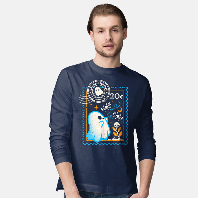 Spooky Season Postage Stamp-Mens-Long Sleeved-Tee-NemiMakeit