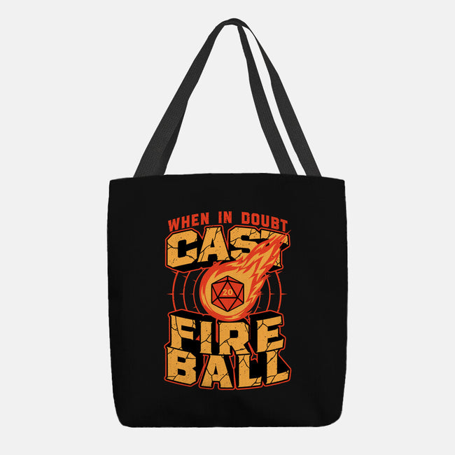 RPG Cast Fireball Quote-None-Basic Tote-Bag-Studio Mootant