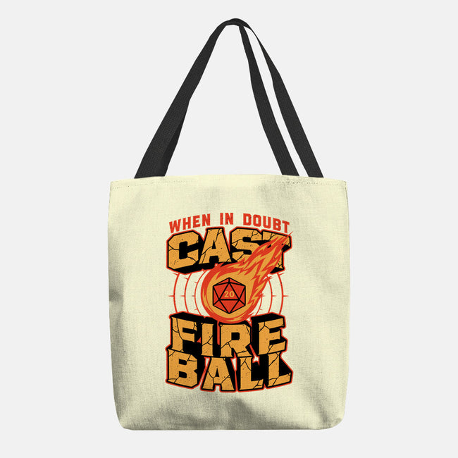 RPG Cast Fireball Quote-None-Basic Tote-Bag-Studio Mootant