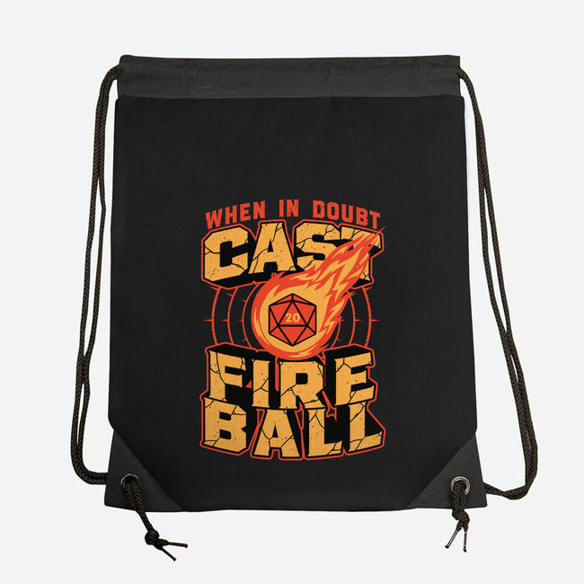 RPG Cast Fireball Quote-None-Drawstring-Bag-Studio Mootant
