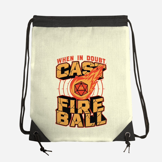 RPG Cast Fireball Quote-None-Drawstring-Bag-Studio Mootant