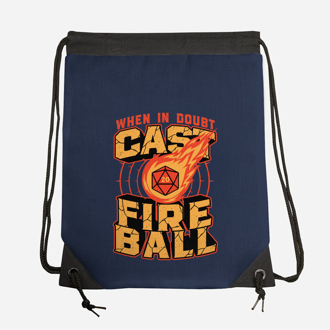RPG Cast Fireball Quote-None-Drawstring-Bag-Studio Mootant