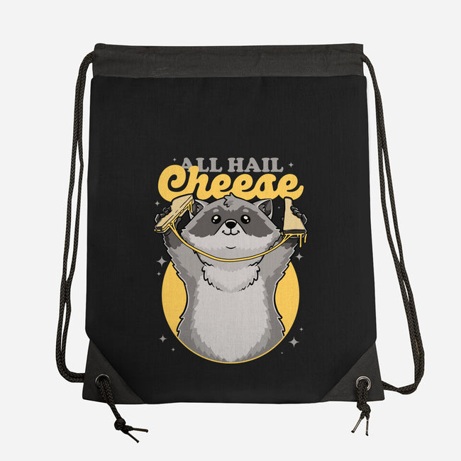 Raccoon Grilled Cheese-None-Drawstring-Bag-Studio Mootant
