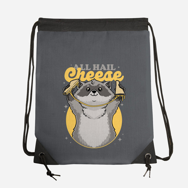 Raccoon Grilled Cheese-None-Drawstring-Bag-Studio Mootant
