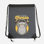 Raccoon Grilled Cheese-None-Drawstring-Bag-Studio Mootant