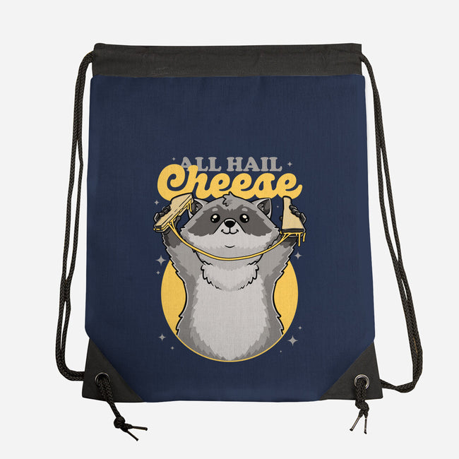Raccoon Grilled Cheese-None-Drawstring-Bag-Studio Mootant