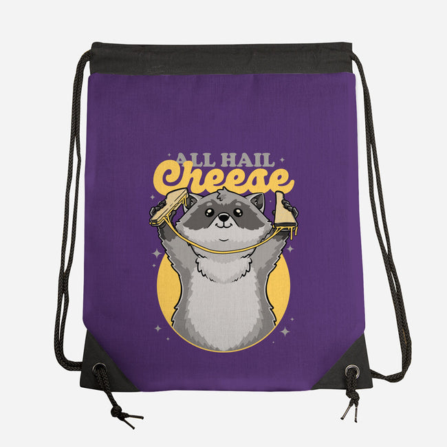 Raccoon Grilled Cheese-None-Drawstring-Bag-Studio Mootant