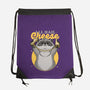 Raccoon Grilled Cheese-None-Drawstring-Bag-Studio Mootant