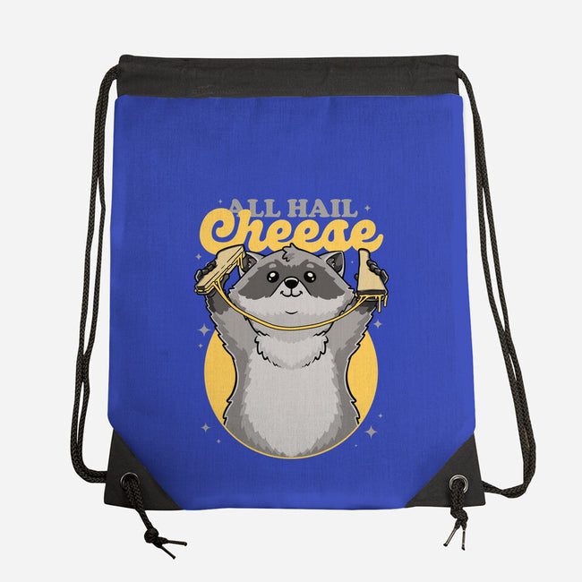 Raccoon Grilled Cheese-None-Drawstring-Bag-Studio Mootant