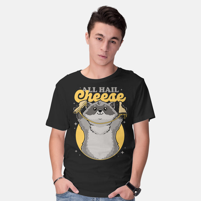 Raccoon Grilled Cheese-Mens-Basic-Tee-Studio Mootant