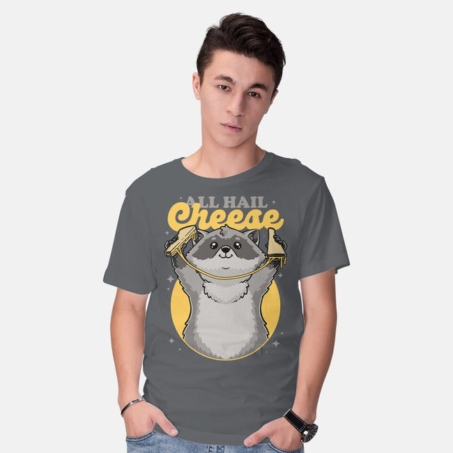 Raccoon Grilled Cheese-Mens-Basic-Tee-Studio Mootant