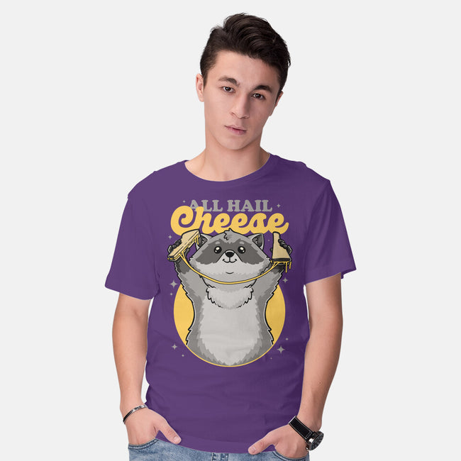Raccoon Grilled Cheese-Mens-Basic-Tee-Studio Mootant