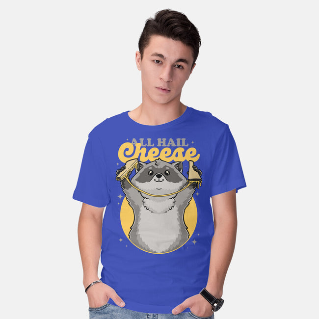 Raccoon Grilled Cheese-Mens-Basic-Tee-Studio Mootant