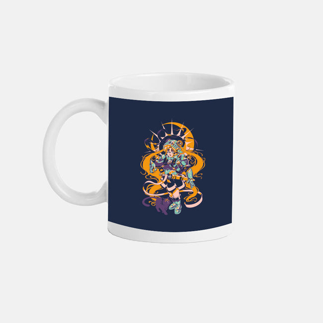 Moon Warrior-None-Mug-Drinkware-ilustrata