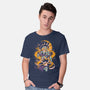 Moon Warrior-Mens-Basic-Tee-ilustrata