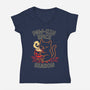 Paw-kin Spice Season-Womens-V-Neck-Tee-fanfreak1