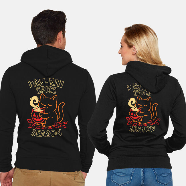 Paw-kin Spice Season-Unisex-Zip-Up-Sweatshirt-fanfreak1