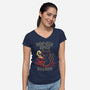Paw-kin Spice Season-Womens-V-Neck-Tee-fanfreak1