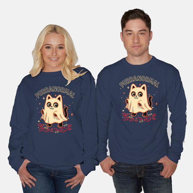 Purranormal Kitty-Unisex-Crew Neck-Sweatshirt-fanfreak1