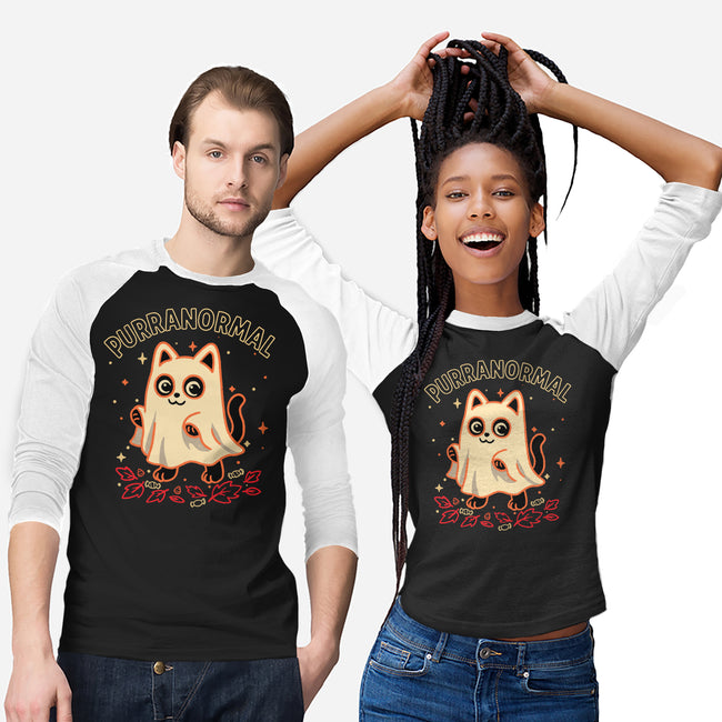 Purranormal Kitty-Unisex-Baseball-Tee-fanfreak1