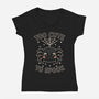 Too Cute To Speak-Womens-V-Neck-Tee-fanfreak1