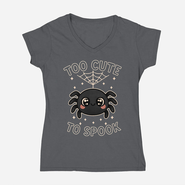 Too Cute To Speak-Womens-V-Neck-Tee-fanfreak1