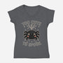 Too Cute To Speak-Womens-V-Neck-Tee-fanfreak1