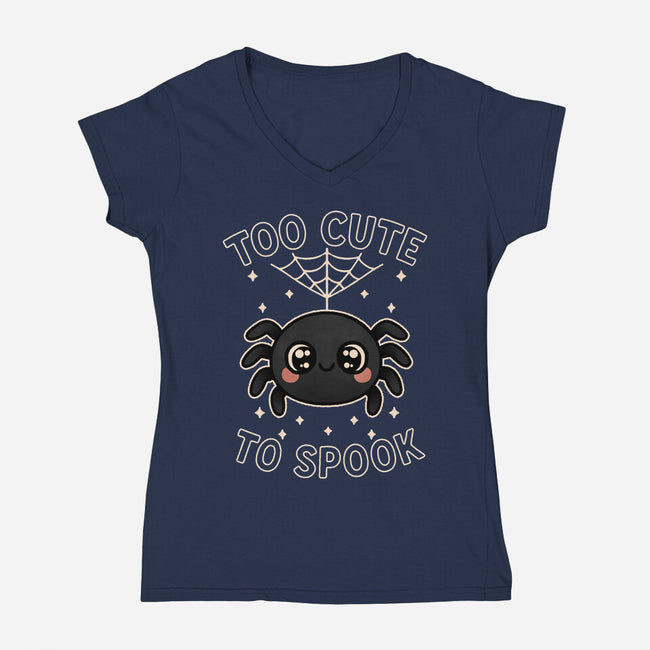 Too Cute To Speak-Womens-V-Neck-Tee-fanfreak1