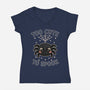 Too Cute To Speak-Womens-V-Neck-Tee-fanfreak1