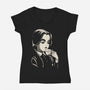 Daughter Number One-Womens-V-Neck-Tee-turborat14