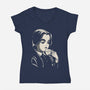 Daughter Number One-Womens-V-Neck-Tee-turborat14