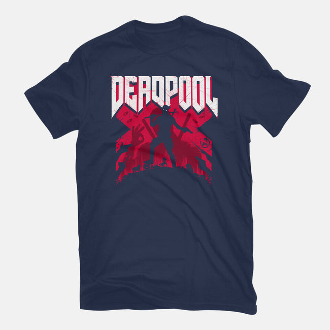 Deadpool Doomsday-Mens-Basic-Tee-rocketman_art