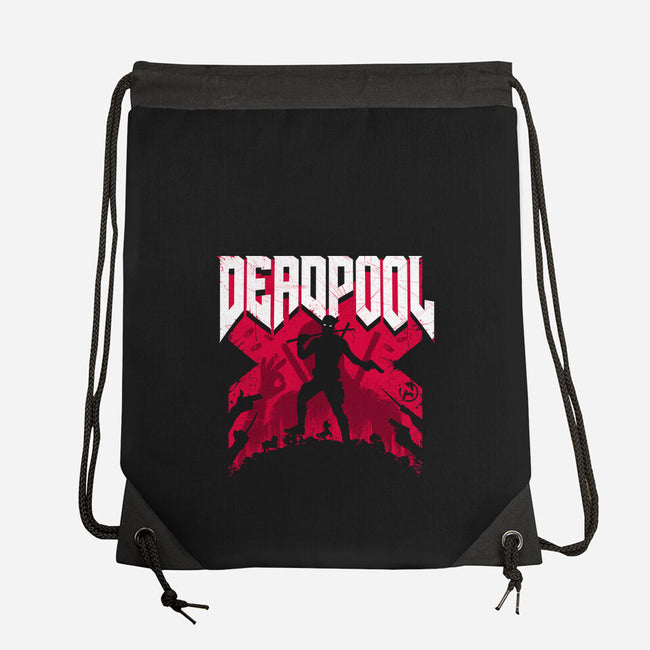 Deadpool Doomsday-None-Drawstring-Bag-rocketman_art