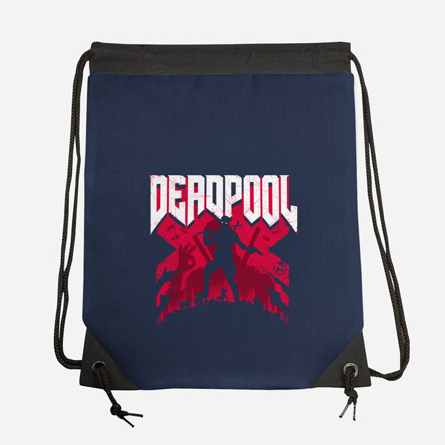 Deadpool Doomsday-None-Drawstring-Bag-rocketman_art