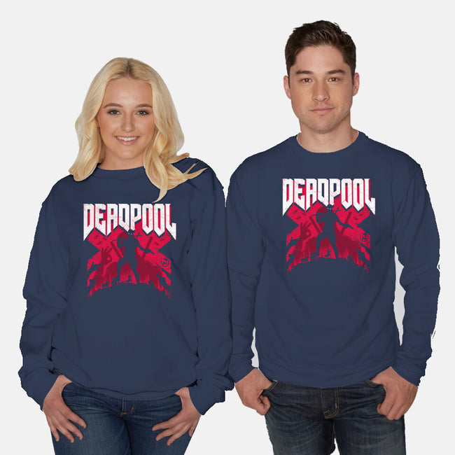 Deadpool Doomsday-Unisex-Crew Neck-Sweatshirt-rocketman_art